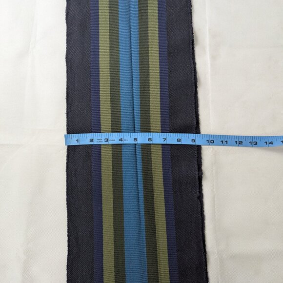 Burberry Solid Plaid Neck Warmer Multicolor Scarf Made In United Kingdom - Picture 7 of 8